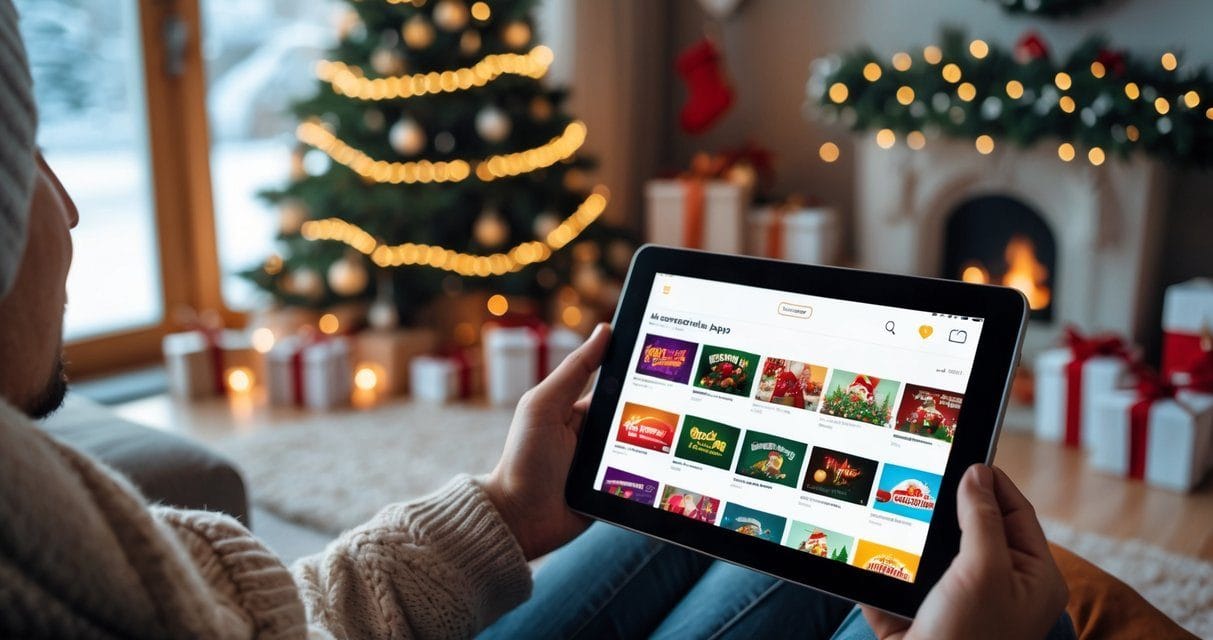 Find den bedste tvpakkerapp til at streame julefilm i december