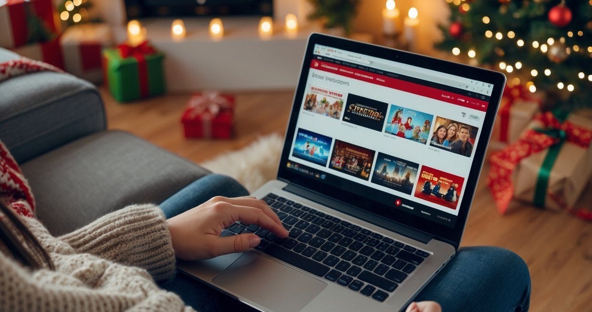 Gå på jagt efter film du kan se i julen på filmhjemmesider